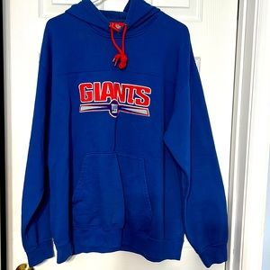 Men’s size L/XL.  New York Giants hooded sweatshirt.